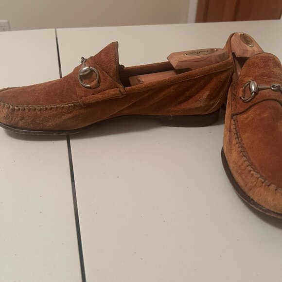 GUCCI Horsebit Suede Loafer Brown  10.5  US Brixton Jordaan 1953 Soft main image 4